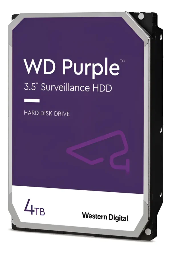 Disco Duro WD Purple Surveillance 4TB WD44PURZ para Sistemas de Videovigilancia