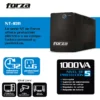 No Break UPS Interactivo Forza 1000VA / 500W con Respaldo de Hasta 32 Minutos