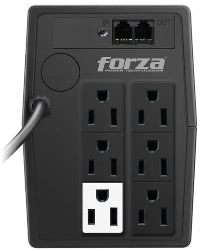 No Break UPS Interactivo Forza 1000VA / 500W con Respaldo de Hasta 32 Minutos