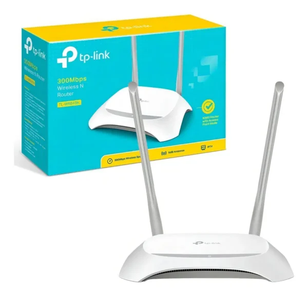 Router Inalámbrico TP-Link TL-WR840N 300Mbps WiFi para Hogar y Negocio